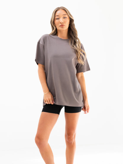 Isabel Oversized T-Shirt - Brown