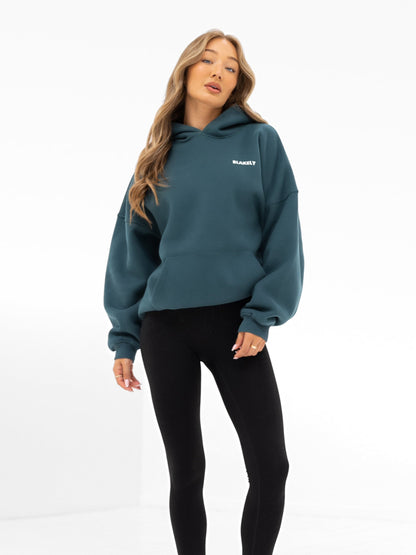 Amelie Oversized Hoodie - Teal Green